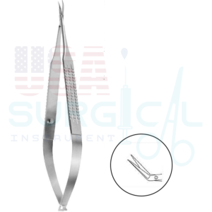 Micro Scissors Flat Body - VANNAS - curved to side