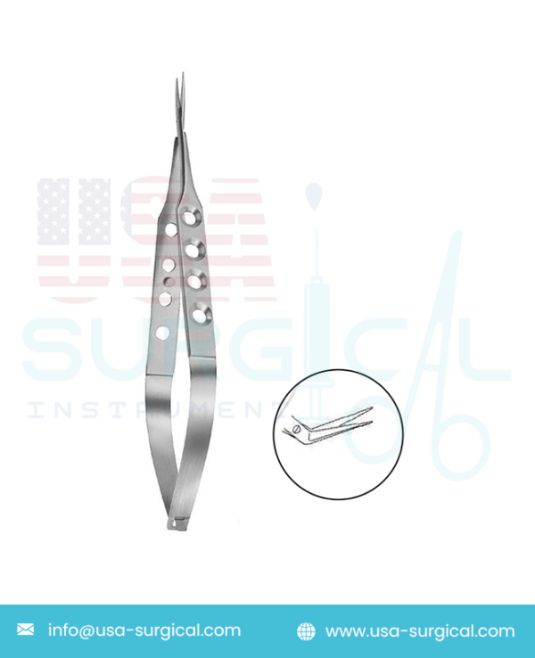 Micro Scissors - POTTS-YASARGIL - curved to side