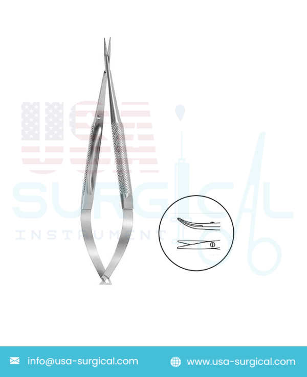 Micro Spring Scissors Round - Dissecting Scissors