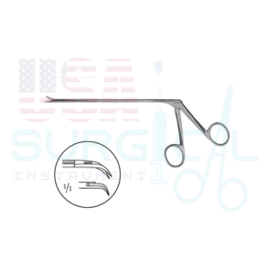 Micro Scissors - Tumor Scissors, curved to left