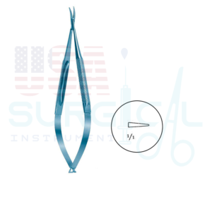 Micro Needle Holders, TITANIUM - ST without catch - Diamond Dust Coated