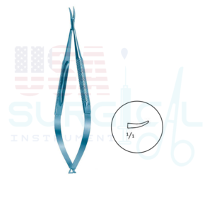 Micro Needle Holders, TITANIUM - REILL - ST without catch - Diamond Dust Coated