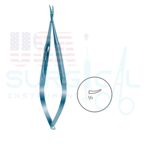 Micro Needle Holders, TITANIUM - ST with catch - Diamond Dust Coated