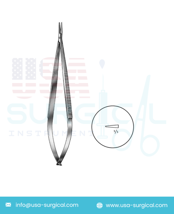 Micro Needle Holders - CASTROVIEJO - ST without catch - With Diamond Dust Coated TIP