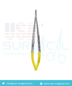 Micro Needle Holders, with Tungsten Carbide - CVD with catch, with smooth Carbide Inserts