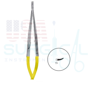 Micro Needle Holders, with Tungsten Carbide -CASTROVIEJO - CVD with catch, with smooth Carbide Inserts