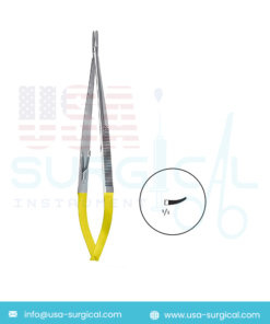 Micro Needle Holders, with Tungsten Carbide -CASTROVIEJO - CVD with catch, with smooth Carbide Inserts