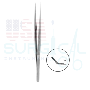 Atraumatic Micro-Forceps - DE BAKEY - Tips 1.8 mm - ANGLED