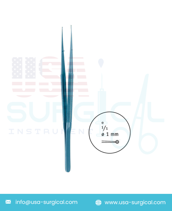 Micro Ring Forceps, TITANIUM - Rings serrated