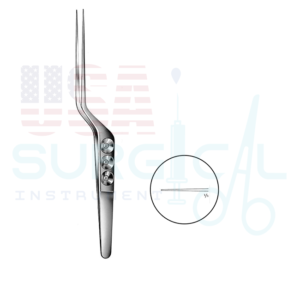 Micro Forceps, bayonet-shaped - YASARGIL - Tips 0.9 mm - ST