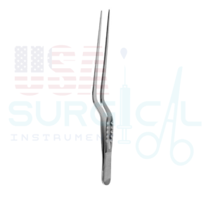 Micro Forceps, bayonet-shaped - 1 x 2 teeth