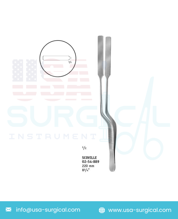 Tumor Grasping Forceps - SCOVILLE -Spatula Forceps - ST