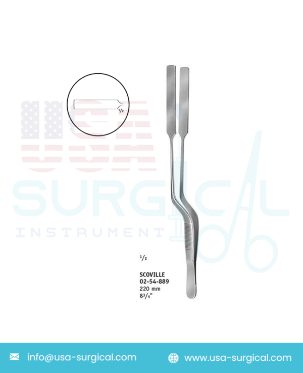 Tumor Grasping Forceps - SCOVILLE -Spatula Forceps - ST