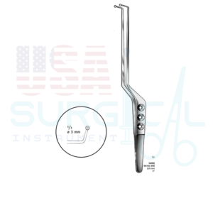 Tumor Grasping Forceps - SAMII - jaws spoon-shaped, curved up