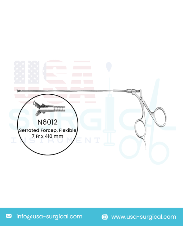 Urethro Cystoscopy Set (Lockable) - Serrated Forcep