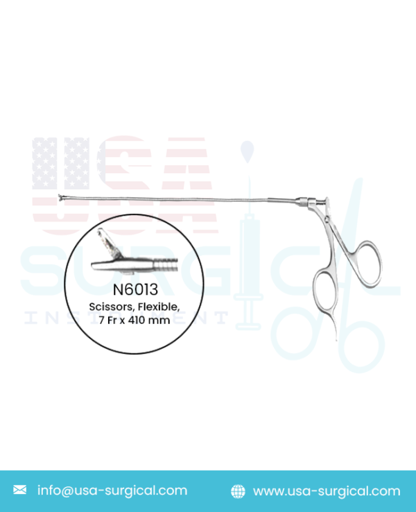 Urethro Cystoscopy Set (Click) - Scissors, Flexible