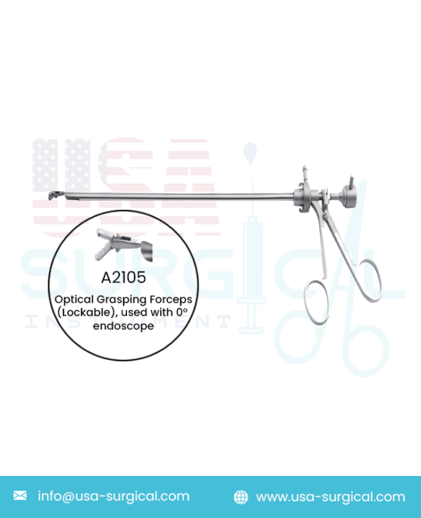 Urology Instruments Options - Optical Grasping Forceps (Lockable)