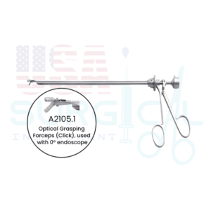 Urology Instruments Options - Optical Grasping Forceps (Click)