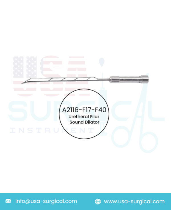 Urology Instruments Options - Uretheral Filar Sound Dilator - F17-F40FR