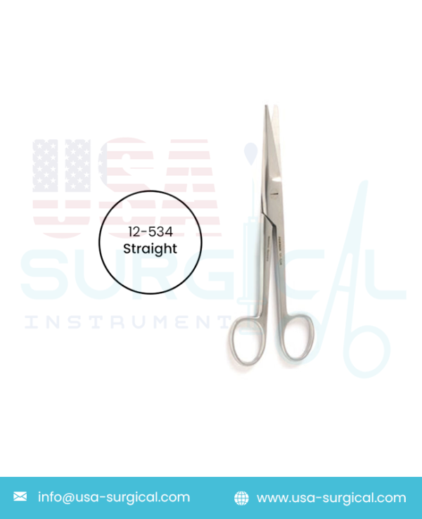 MAYO-NOBLE Dissecting Scissors 6 1/2” (16.5 cm)