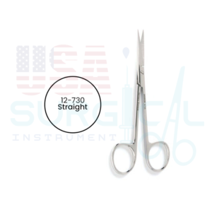 Plastic Surgery Scissors, straight, sharp-sharp tips