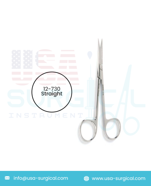 Plastic Surgery Scissors, straight, sharp-sharp tips