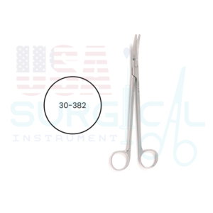 GORNEY Facelift Scissors, slightly curved, one serrated blade