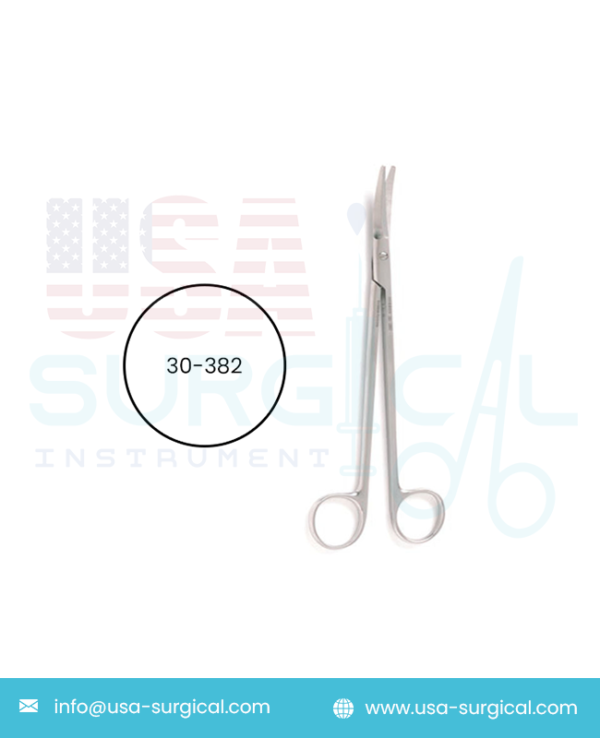 GORNEY Facelift Scissors, slightly curved, one serrated blade