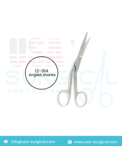 KNOWLES Bandage Scissors, angled shanks