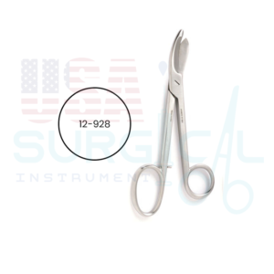 BRUNS Heavy Duty Bandage and Cast Shears, one serrated blade