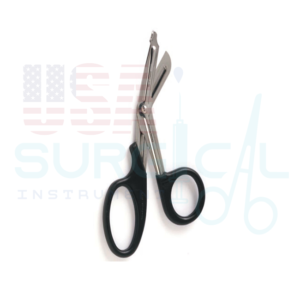 Bandage and Utility Scissors with needle destroyer, serrated blade, Autoclavable