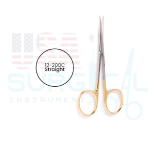 STRABISMUS Scissors - Tungsten carbide, straight