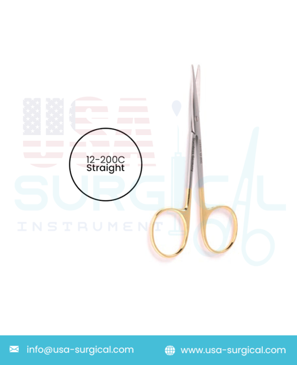 STRABISMUS Scissors - Tungsten carbide, straight