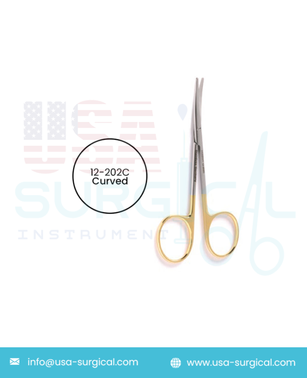 STRABISMUS Scissors - Tungsten carbide, curved