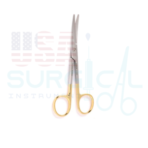 MAYO Dissecting Scissors Curved. Routine cutting of all types; including the heaviest tissue.