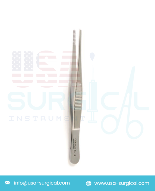 DRESSING FORCEPS, Standard Pattern, Serrated tips