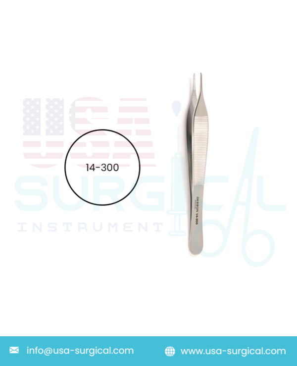 HUDSON Dressing Forceps, serrated