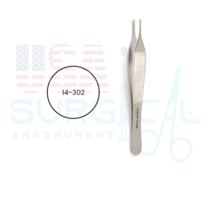 HUDSON Tissue Forceps, 1 x 2 teeth