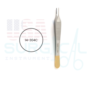 ADSON Dressing Forceps, cross serrated, TUNGSTEN CARBIDE