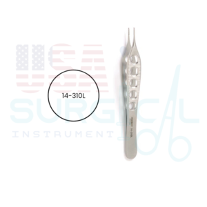 ADSON Tissue and Suture Forceps, 1 x 2 teeth with tying platform, lightweight