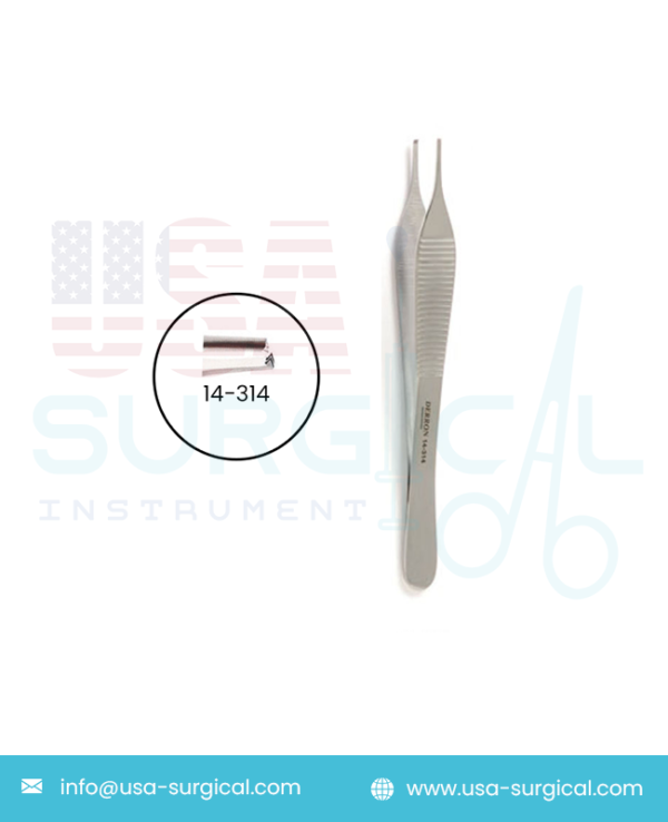 ADSON Tissue Forceps, 2 x 3 teeth, delicate