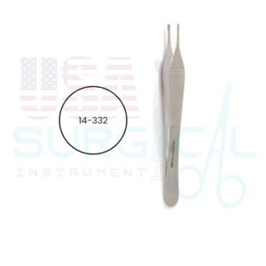 BROWN-ADSON Tissue Forceps, 7 x 7 side grasping teeth