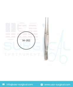 SEMKIN Dressing Forceps, 1 x 2 teeth