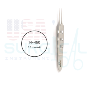 BISHOP-HARMON Dressing Forceps, fine cross serrated tips 0.5 mm wid