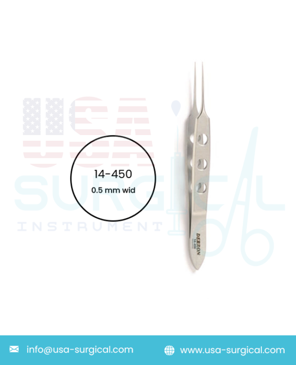 BISHOP-HARMON Dressing Forceps, fine cross serrated tips 0.5 mm wid