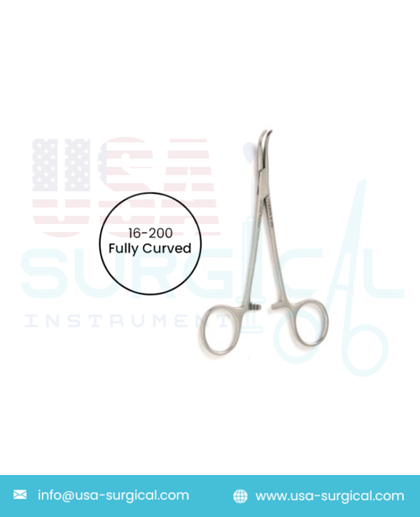 Baby MIXTER Forceps, fully curved, extra delicate