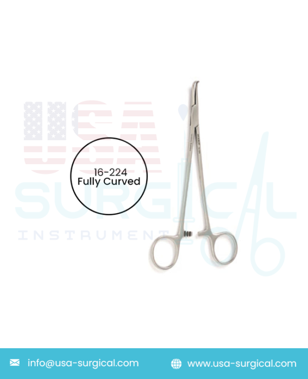 Mini-GEMINI-MIXTER Forceps, delicate short jaws, fully curved