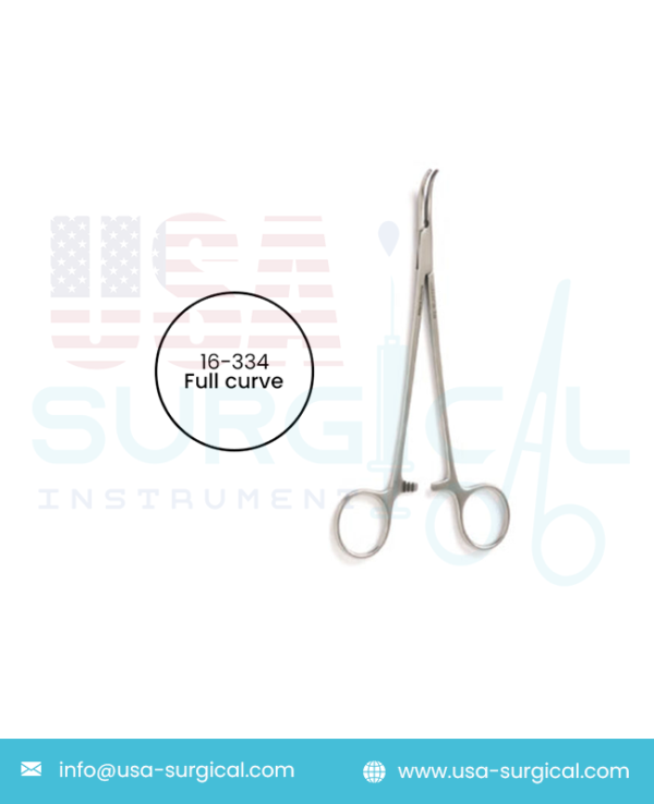 SAWTELL Hemostatic Forceps, full curve