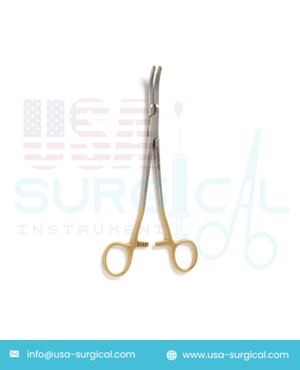 ZEP Atraumatic Hysterectomy Forceps, slightly curved