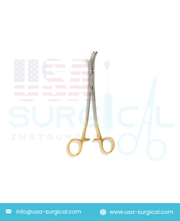 ZEP Atraumatic Hysterectomy Forceps, strongly curved